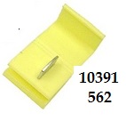 10391 - 12-10 GAUGE YELLOW WIRE QUICK SPLICE WITH STOP - PKG/3