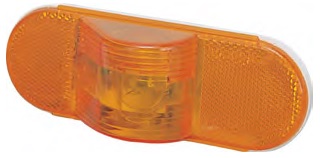 10953 - OVAL AMBER SEALED MARKER/TURN SIGNAL LIGHT KIT