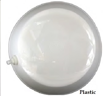 (10955) ROUND DOME LIGHT WITH WHITE PLASTIC BASE