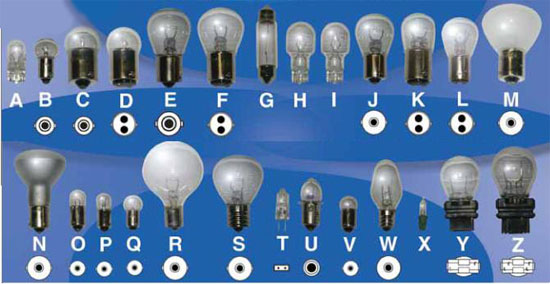 CP PRODUCTS INCANDESCENT LIGHT BULBS