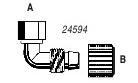 FLAIR-IT FEMALE ELBOW FITTINGS 1/2FLX1/2FPT