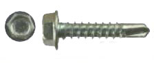 TEKS HEX WASHER HEAD SCREWS