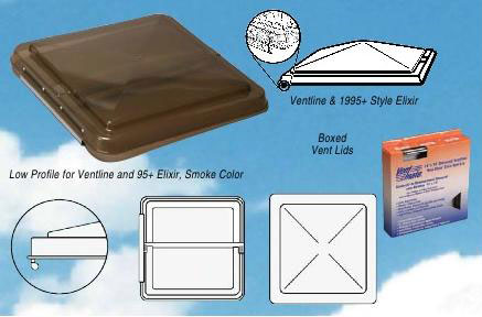 VENT MATE REPLACEMENT VENT LIDS, NEW STYLE (95'-UP) ELIXIR VENT