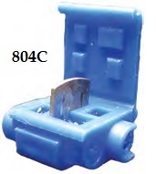 11154 - 18-14 GAUGE BLUE WIRE QUICK SPLICE WITH STOP & GEL - PKG/5