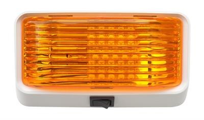 50972 - LED PORCH LIGHT WITH AMBER LENS AND SWITCH