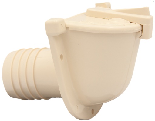 Gravity water fill for 1 3/8