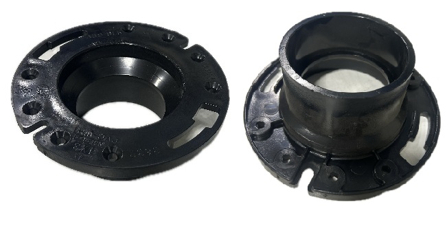 RV plumbing closet floor flange.