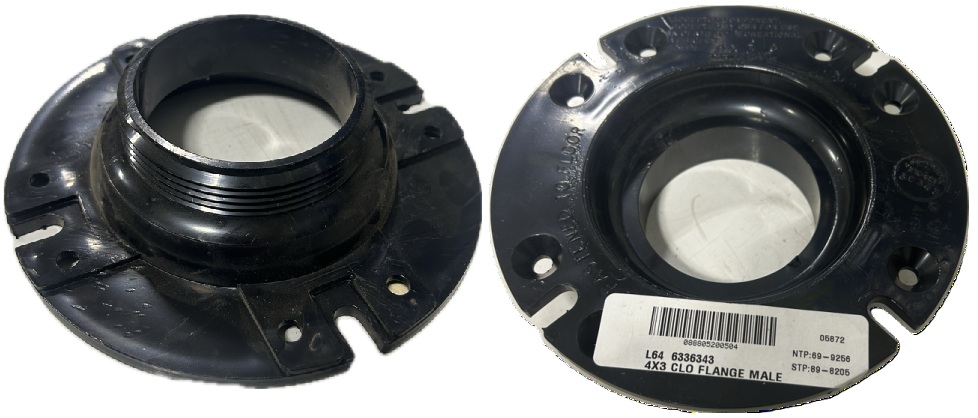 RV toilet closet flange - 3