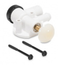 Dometic toilet replacement water valve, fits various models.