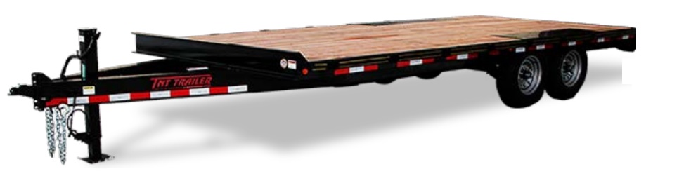 (R7) 8.5' x 20' TANDEM AXLE DECK OVER FLATBED TRAILER