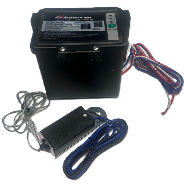Breakaway kit for electric trailer brakes
