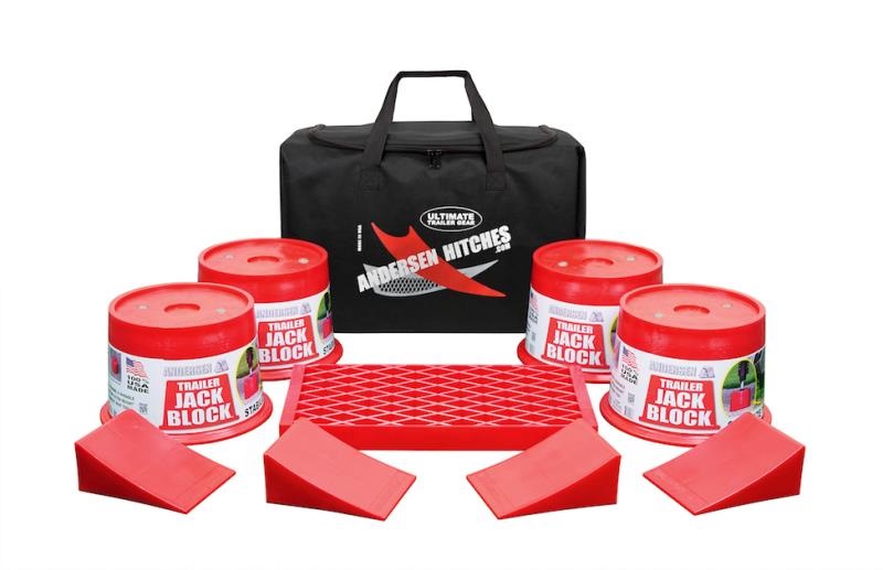 ULTIMATE TRAILER JACK BLOCK BAG, 9-PC KIT