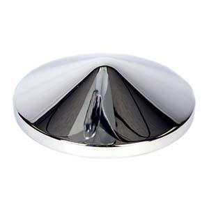 Chrome hub cap.