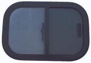 90 degree radius slider windows