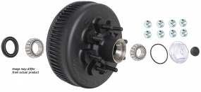 Complete hub and drum assembly for Dexter old style 9,000 lb axles.