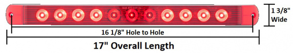 LED stop, turn, and tail light