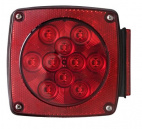 LED stop, turn, and tail light.