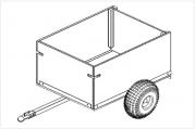 3' x 4' Off-road utility cart trailer plans