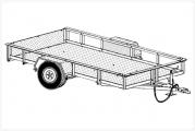 5' x 10' Bolt Together Utility Trailer Plans