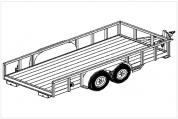 6' x 14' Lowboy Flatbed Trailer Plans