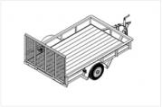 5' x 8' Flatbed utility trailer plans