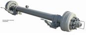 10,000 LB. GENERAL DUTY LEAF SPRING ROUND TUBE AXLES