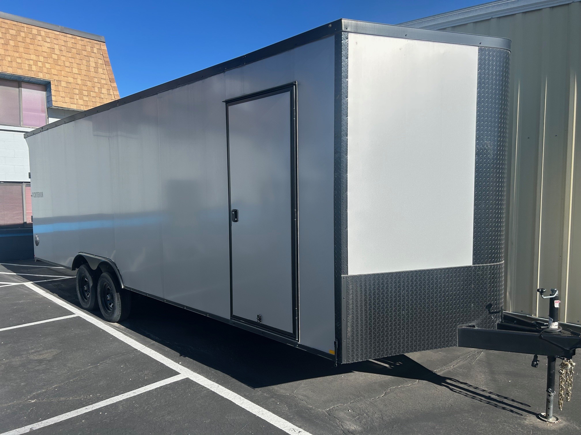 Criterion 8.5' x 24' enclosed cargo trailer.
