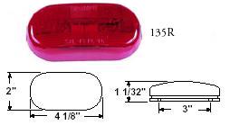 OBLONG TWO-BULB CLEARANCE/SIDEMARKER LIGHT