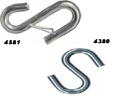 S-HOOKS AND SAFETY HOOKS