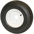 40051 - 5.70-8 TIRE/WHEEL ASSEMBLY, 5 ON 4.5 BOLT PATTERN, WHITE PAINTED WHEEL, LOAD RANGE B