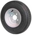 40041 - 5.70-8 TIRE/WHEEL ASSEMBLY, 4 ON 4 BOLT PATTERN, WHITE PAINTED WHEEL, LOAD RANGE B